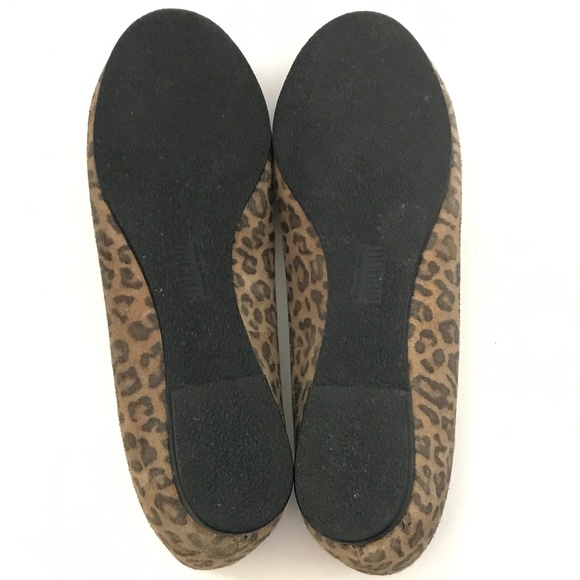 MUNRO Jerrie Leopard Loafer Suede Comfort Flats Black Tan Women’s Size 13 - Picture 15 of 16